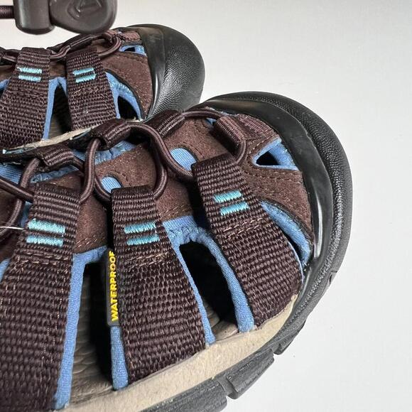 KEEN Newport H2 Women’s 7.5 Brown Blue Waterproof Hiking Sandals Made in Mexico - Picture 5 of 6